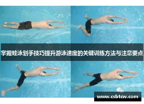 掌握蛙泳划手技巧提升游泳速度的关键训练方法与注意要点